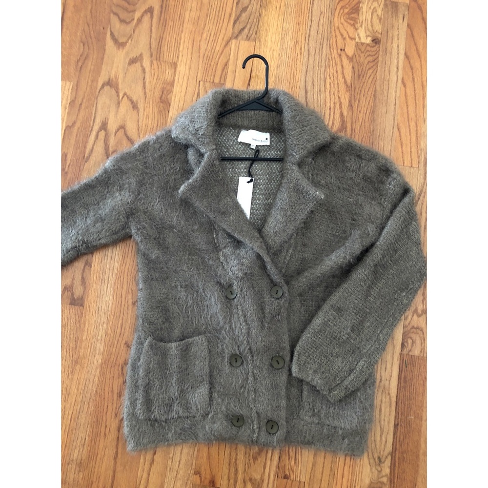 NWT Newbury Kustom faux fur cardigan!
